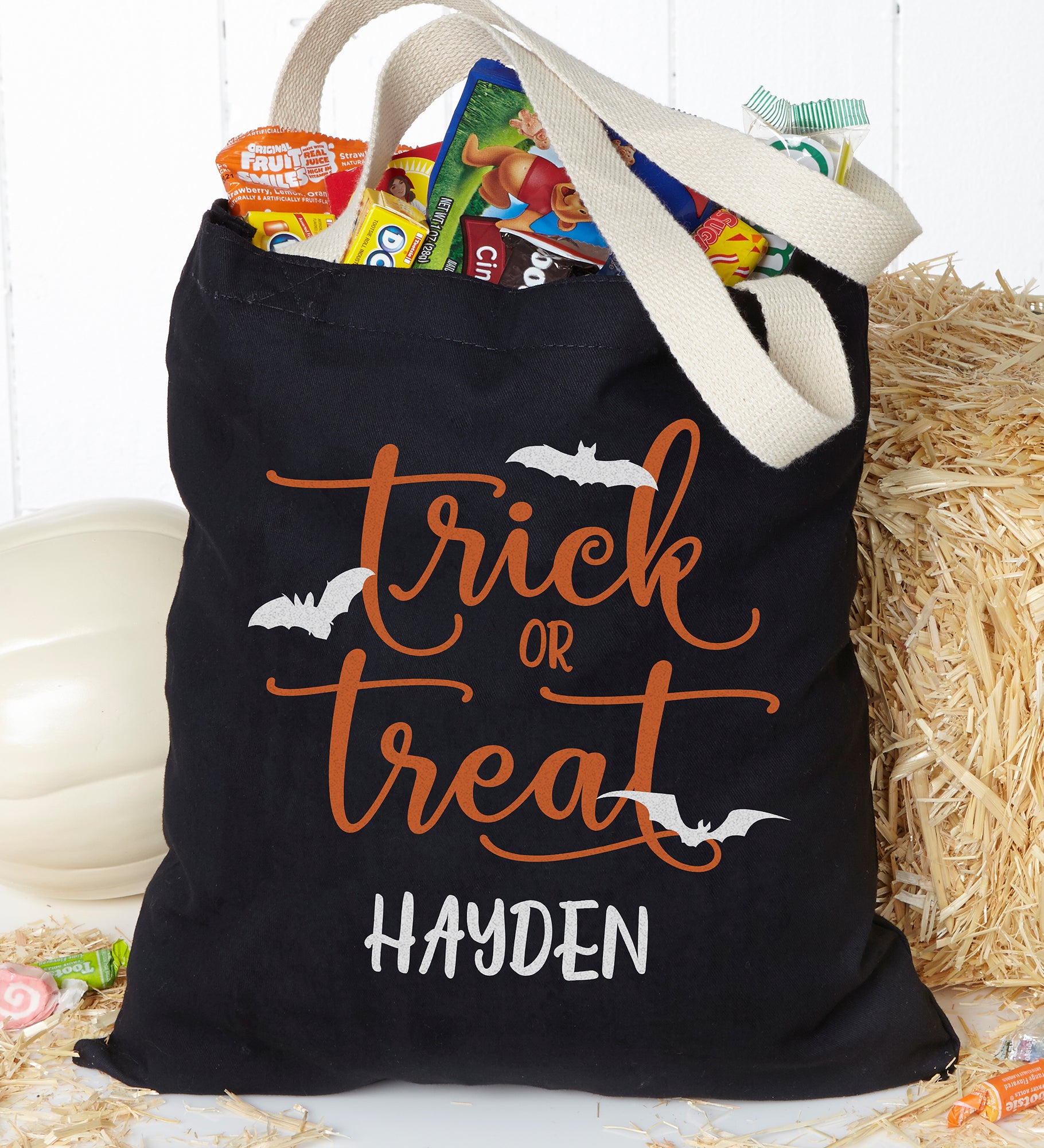 Trick or Treat Personalized Halloween Treat Bag
